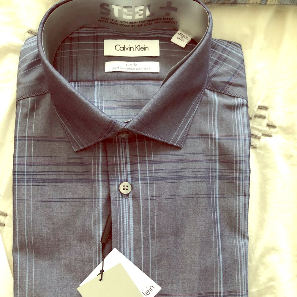 NWT Calvin Klein slim fit men’s shirt